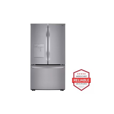 Lg 29 cu. ft. 3-Door Large Capacity Stainless Look Refrigerator LRFWS2906V